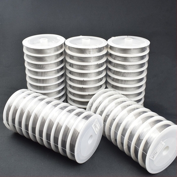 Нееластична пластмасово покрита мека стоманена тел за мъниста, оловна игла, тънка стоманена тел, колие от стоманена тел, гривна от стоманена тел, аксесоари „Направи си сам“.