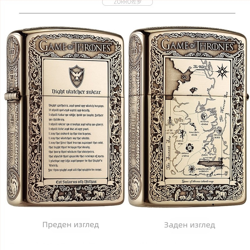 ZORRO ZORRO чиста медна керосинова запалка лазерна дълбока резба ръчно полиране класическа четиристранна резба многостранна снимка по избор