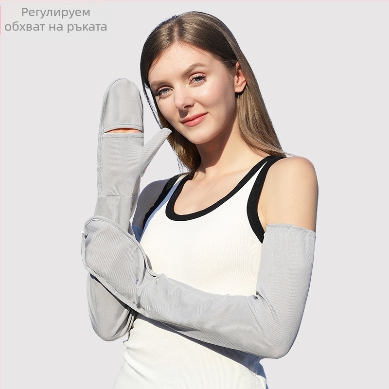 Дамска чанта RAYA, ръкав за защита от слънце, ръкавици за защита от слънце от ледена коприна, летни ръкавици за шофиране с UV защита и UPF50+