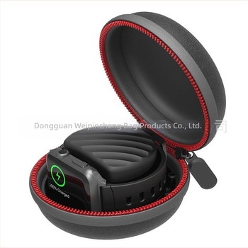 EVA високотвърда водоустойчива преносима чанта за съхранение на часовници, кутия за зареждане на Apple Watch, на склад в чужбина