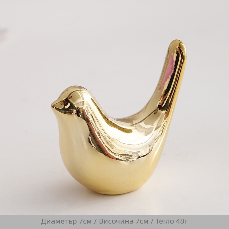 Ins Ornaments Трансграничен керамичен креативен слон Мини заек Пръстен Колие Бижутерия Стойка Животни Прозорец Малки Орнаменти