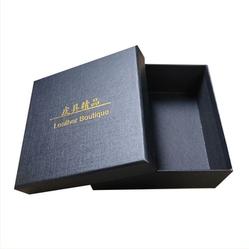 Универсална кутия за колан Черна кутия с капак от небето и земята, картонена опаковка, подаръчна кутия, квадратна бронзова бутикова кутия за колан на едро