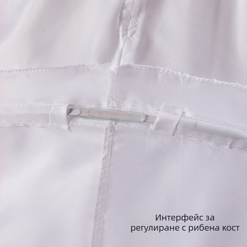 Сватбена рокля с пола, всякакви видове спретнато увеличение на талията, супер балдахин с костна подплата, сватбена фуста Лолита с цвете на едро