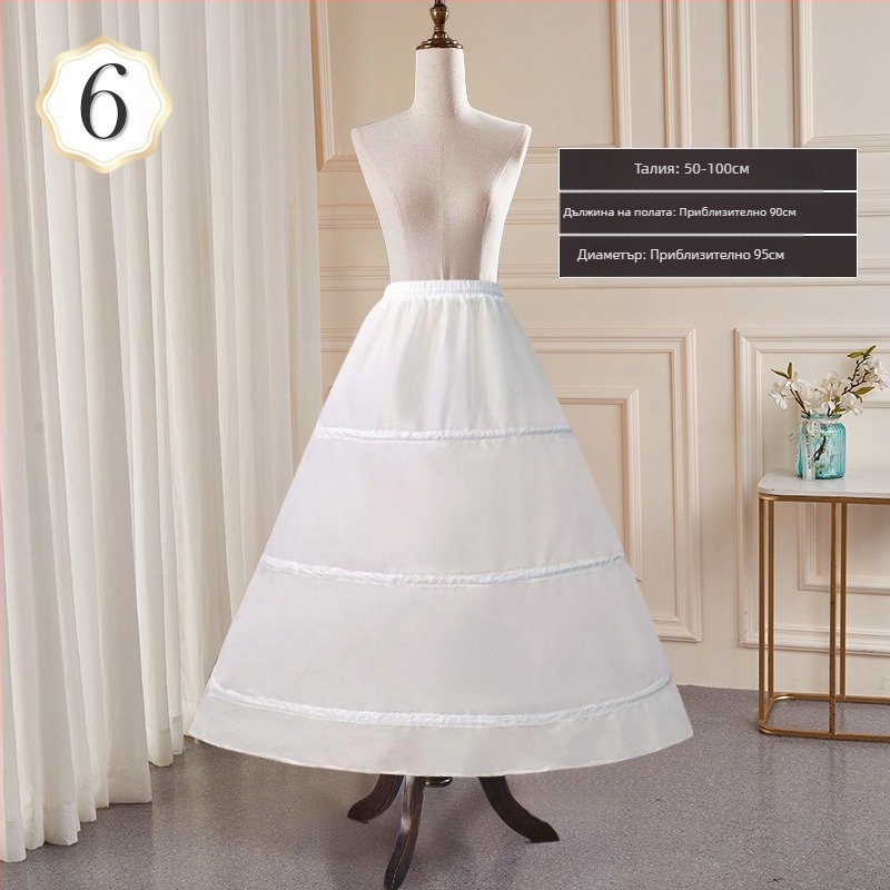 Сватбена рокля с пола, всякакви видове спретнато увеличение на талията, супер балдахин с костна подплата, сватбена фуста Лолита с цвете на едро