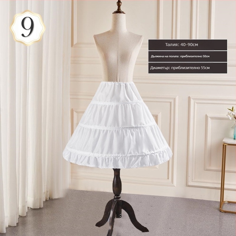 Сватбена рокля с пола, всякакви видове спретнато увеличение на талията, супер балдахин с костна подплата, сватбена фуста Лолита с цвете на едро