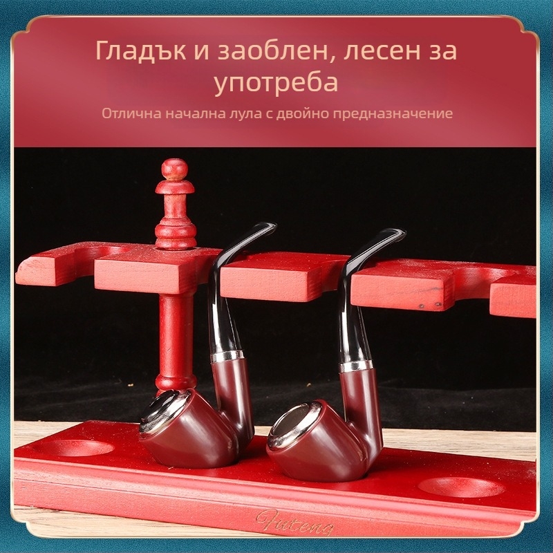Гореща разпродажба на цигари за начинаещи, лула от смола с двойна употреба, класическа извита метална цигара, подвижна и миеща се директно на склад на едро