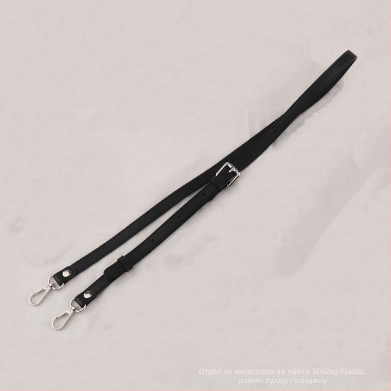 Обикновена чанта през рамо с резервна презрамка, плътен цвят, изкуствена кожа, регулируема презрамка без перфоратори, аксесоари за преоборудване