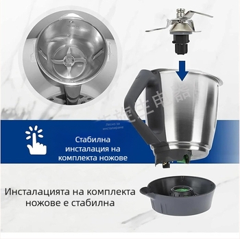 Подходящ за резервно острие от неръждаема стомана Meishan Vorwork Thermomix TM31
