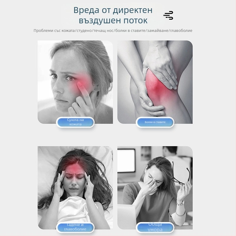 2025 Нов въздушен дефлектор за предно стъкло на климатик, специален дефлектор против директно издухване, монтиран на стена, универсален трансферен дефлектор