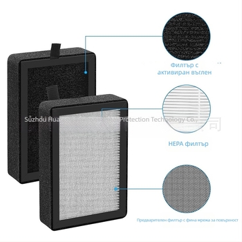 Подходящ за Levoit Lv-H128 домакински филтър за пречиствател на въздух, филтър с активен въглен HEPA аксесоари