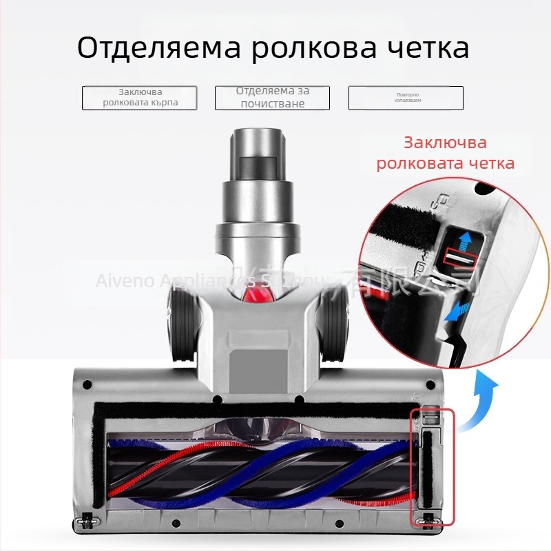 Подходящ за аксесоари за прахосмукачки Dyson, четка за под, глава с електрическа всмукателна глава V7V8V10V11
