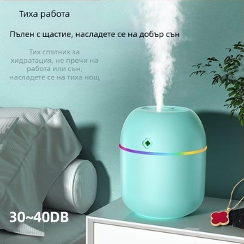 Овлажнител за въздух, малък, мини, голям, обем за мъгла, спалня, подарък за рожден ден, женски, капка вода, овлажнител за ароматерапия, машина за нощно ползване