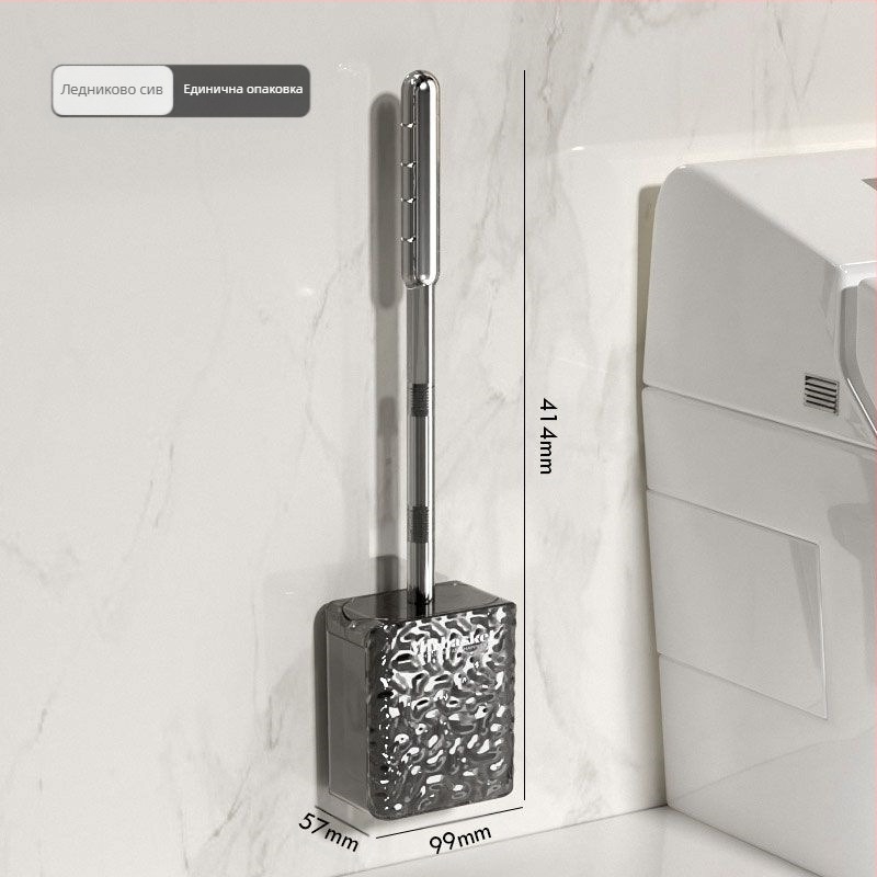 Тоалетна четка с ледников модел, домакинска четка за тоалетна с не-мъртъв ъгъл, тоалетна четка за тоалетна, артефактна четка за тоалетна, стенен монтаж