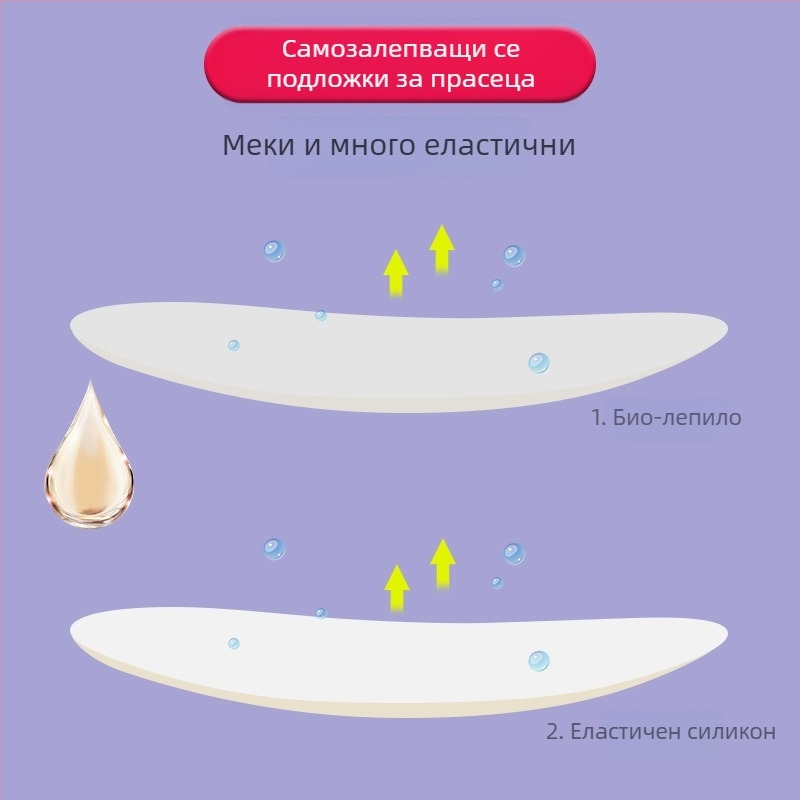 Силиконови лепенки за крака, лепенки отстрани на прасците, лепенки за ханш от вътрешната страна на бедрото против протриване, лепенки за прави крака, тънки, невидими, без следи