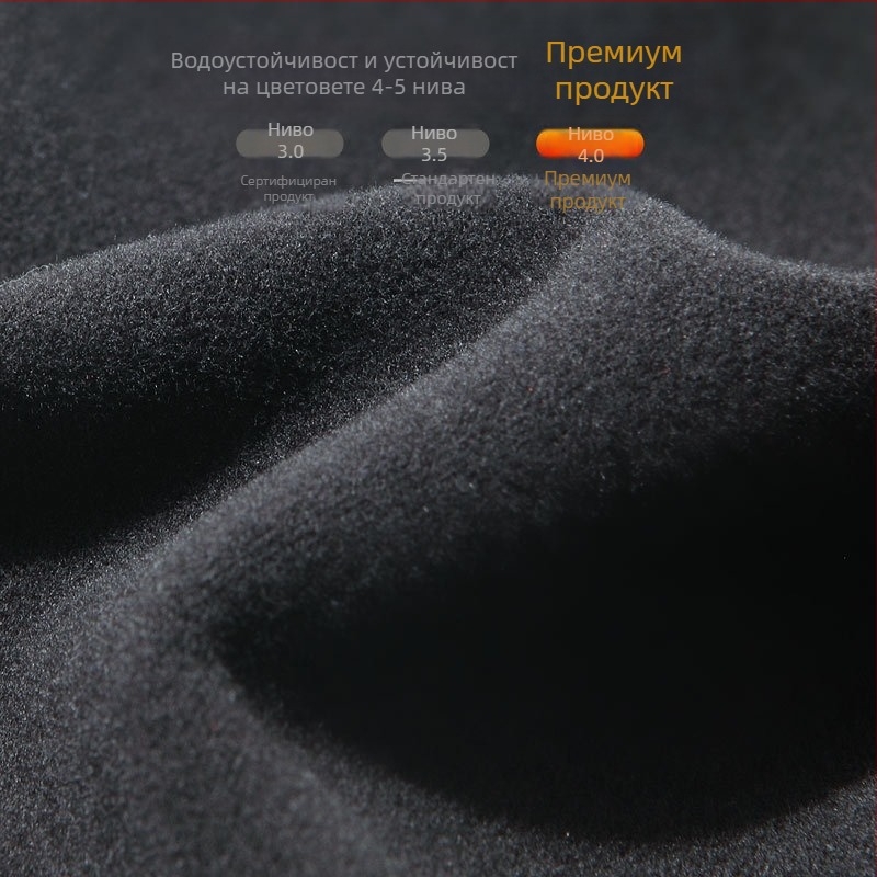 Мъжки дълги джобове, тесни клинове, подходящи за зимни топли панталони, линеен панталон, младежки панталон с поларена подплата, тънък памучен панталон