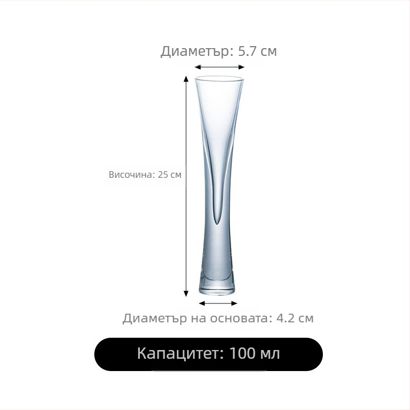 Лека луксозна кристална чаша за шампанско с малка талия, чаша за сладко вино, банкетен комплект за вино, дамска бар чаша за сок, чаша за вино, изложбена зала, чаша за вино