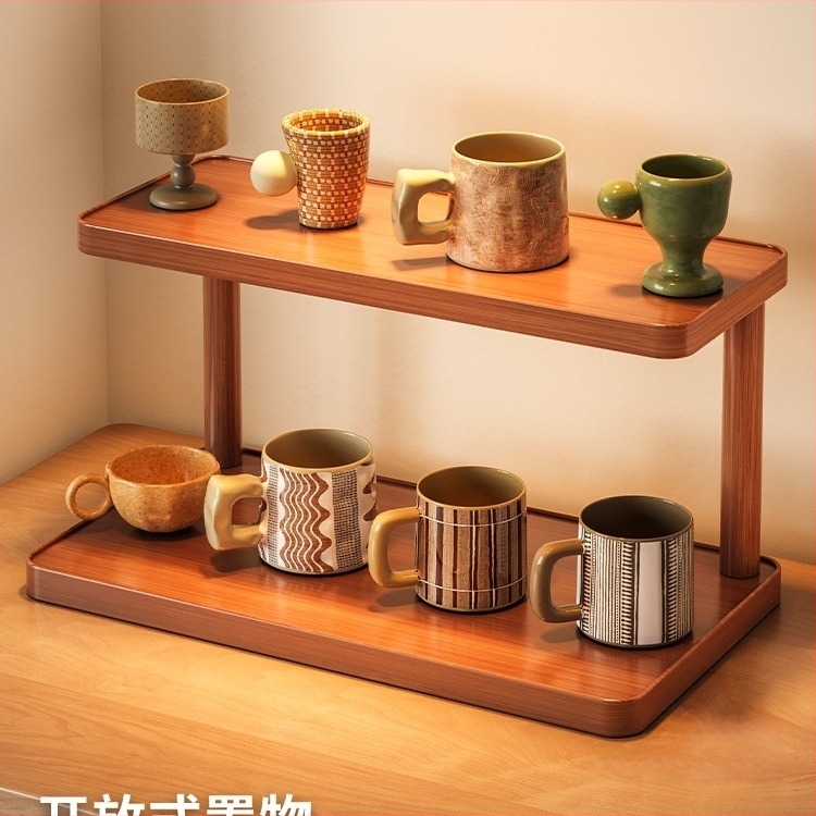 Настолен стелаж за съхранение, стелаж за чаши, трапезна маса, работна станция за плот, чаша за вода, чаша за кафе, комплект за чай, малка поставка за чаши