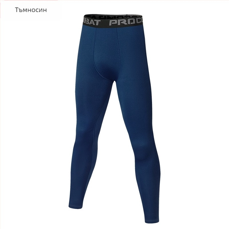 Тесни мъжки панталони, девет панталона, бягане, тренировка, баскетбол, клинове, високо еластични, бързосъхнещи панталони, спортни облекла, фитнес панталони на едро