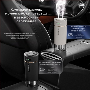 Нов овлажнител за въздух, вътрешен, за спалня, за кола, малък хидратиращ спрей, двоен спрей, обикновен USB, безшумна атмосфера, светлина