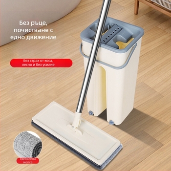 Моп за почистване на драскотини, кърпа за замяна, плосък лепенка, моп за почистване без ръце с платнена глава, аксесоари за моп за прах, мързеливи аксесоари