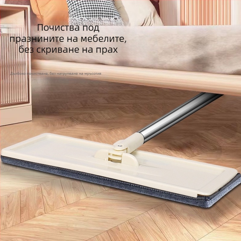 Моп за почистване на драскотини, кърпа за замяна, плосък лепенка, моп за почистване без ръце с платнена глава, аксесоари за моп за прах, мързеливи аксесоари