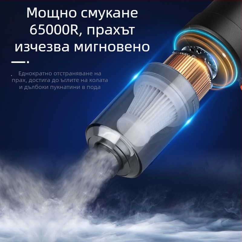 Нова безжична прахосмукачка за дома и колата с двойно предназначение, лека и удобна безжична конструкция, дълготрайна издръжливост, засмукване и издухване, прахосмукачка с двойно предназначение