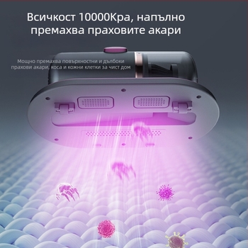 Безжичен инструмент за премахване на акари, прахосмукачка за легло, домакинска ръчна мощна машина за премахване на акари, машина за премахване на прах, артефакти за премахване на акари от майката и бебето, трансгранично отстраняване