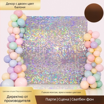 Задвижвана от вятъра катарама, самозаключваща се, задвижвана от вятър, лъскава задвижвана от вятър плоча, задвижвана от вятър, пайети за фон, декорация за стена