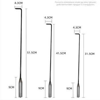 Кука за огън кука за огън аксесоари за кука за огън кука за дърва за огрев печка за барбекю желязо пръчка за огън отопление печка кука инструмент