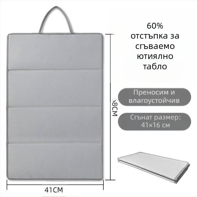 Три сгъваеми дъски за гладене, постелка за гладене, сгъваема преносима топлоизолационна постелка, плоска постелка за гладене, висяща постелка за висока температура, аксесоари