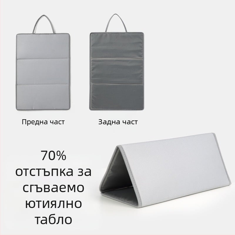 Три сгъваеми дъски за гладене, постелка за гладене, сгъваема преносима топлоизолационна постелка, плоска постелка за гладене, висяща постелка за висока температура, аксесоари