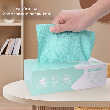 Микрофибърна кухненска кърпа за съдове, без власинки и масло