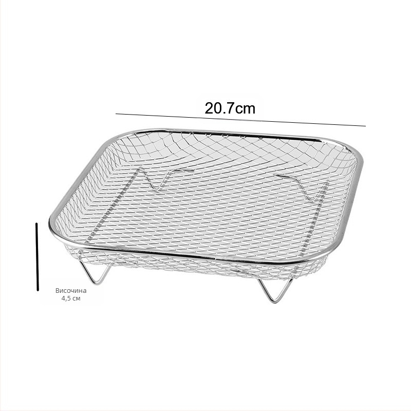 Многофункционална фритюрница със специален барбекю стелаж