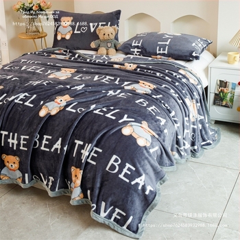 Ново одеяло от кадифе с мляко на живо, калъф за одеяло от експлозии на одеяло от облачен кадифе от норка, кадифе от фалай на едро и дребно