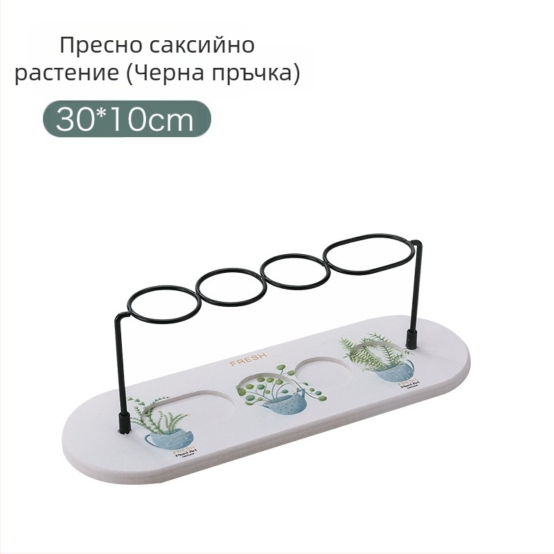 Трансгранична подложка за сушене на кал от диатомови водоустойчива постелка за тоалетна, поставка за електрическа четка за зъби, абсорбираща постелка за мивка