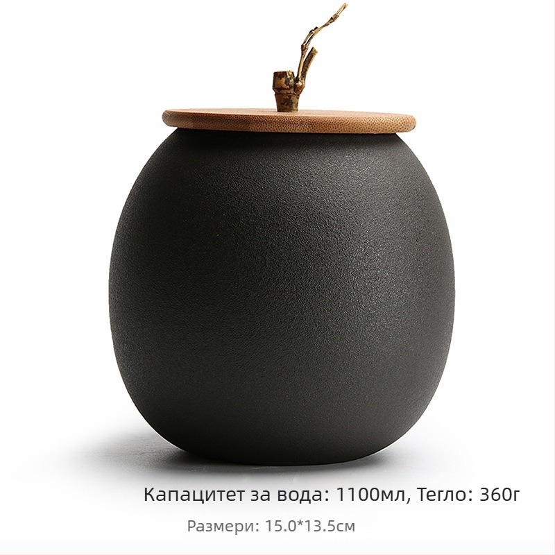 Керамични запечатани кутии за чай, големи малки кутии за съхранение в домакинството, универсални влагоустойчиви, креативни подаръчни кутии, опаковки за чай
