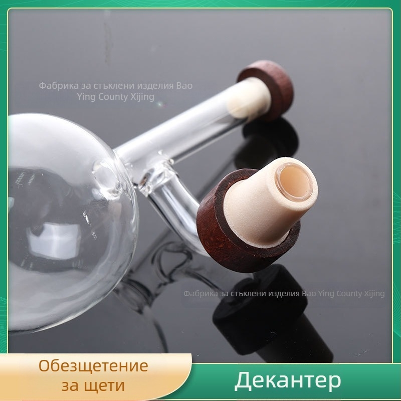 Фабричен декантер за прозрачно стъкло, форма на декантер, комплект за вино, чаша за уиски