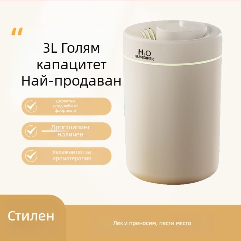 Домашен овлажнител за спалня без звук голям капацитет настолен овлажнител за мъгла пречистване на въздуха майка и дете арома дифузер подарък