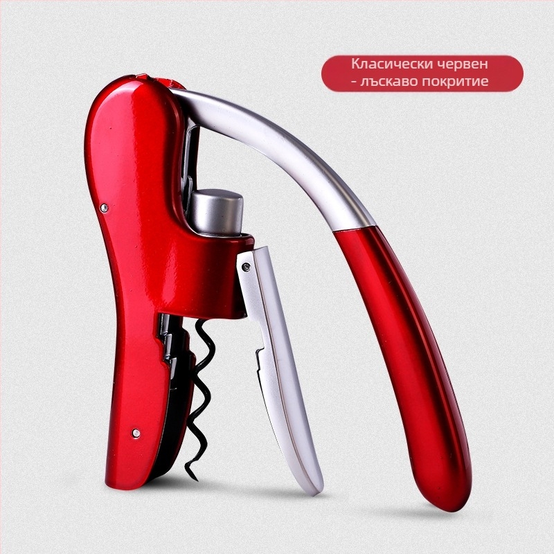 Отварачка за бутилки за червено вино, домакинска отварачка за червено вино, креативен многофункционален комплект, преса за отварачка за вино