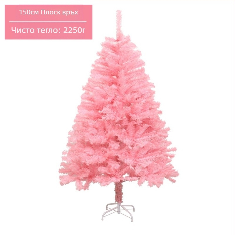 Коледна елха от трансграничен пазар 1,68 м, най-продаваната коледна декорация от PVC, криптирана, изкуствена, в Amazon