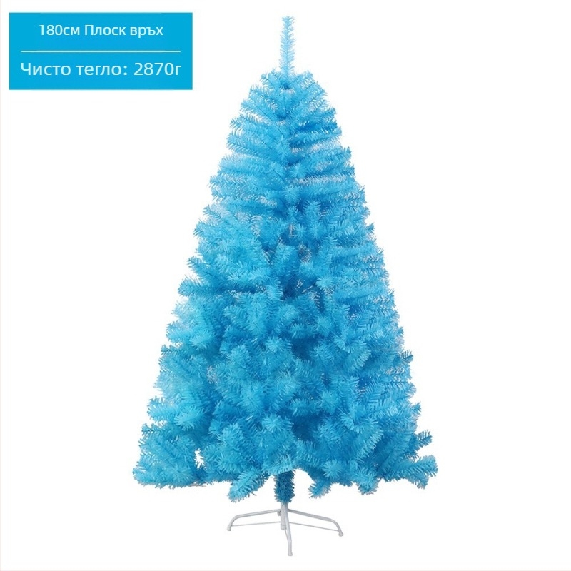 Коледна елха от трансграничен пазар 1,68 м, най-продаваната коледна декорация от PVC, криптирана, изкуствена, в Amazon