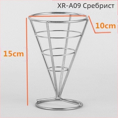 Американски стил Креативни прибори за хранене Железна кошница за пържени закуски Кошница с пържени картофи Кошница с пържени десерти Пържено пиле Кошница за хляб Чиния Контейнер
