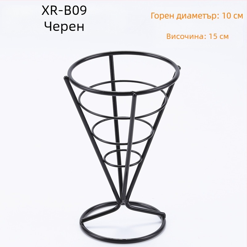 Американски стил Креативни прибори за хранене Железна кошница за пържени закуски Кошница с пържени картофи Кошница с пържени десерти Пържено пиле Кошница за хляб Чиния Контейнер