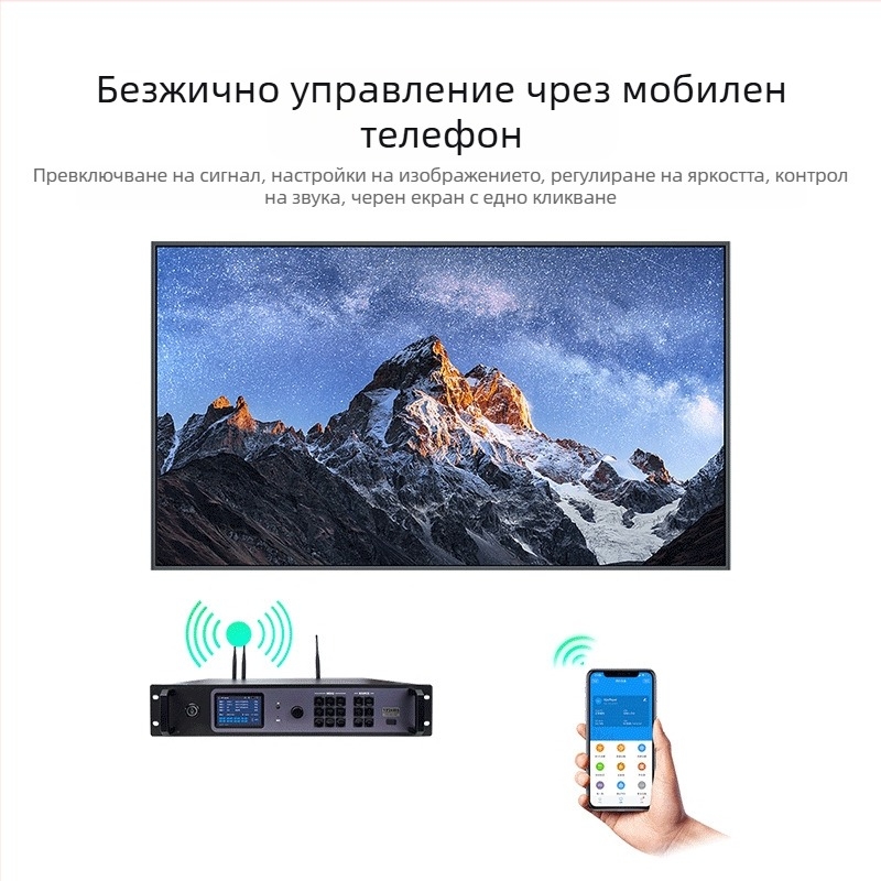 видео процесор в сиви скали, пълноцветен електронен екран, LED дисплей, видео процесор, рекламен дисплей контролер