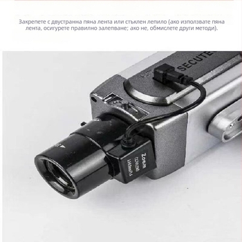 Симулационна камера, фалшив монитор за наблюдение, модел, LED светлина, мигаща светлина, сензор, въртене 1400