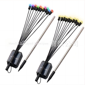 Соларна светулка, декоративна светлина за тревна площ на открито, медуза, атмосфера, празнична люлка, заземяваща градинска светлина