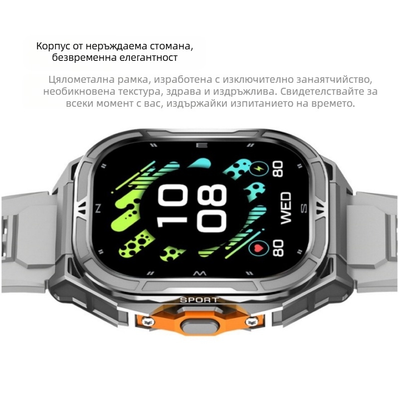 X5 Смарт часовник GPS Спортен мониторинг на здравето 100+ спортен режим 50 м водоустойчив мъжки Amazon Hot Sale