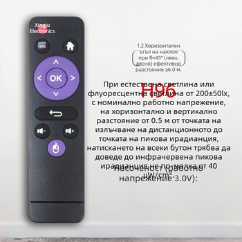 Дистанционно управление за приемник H96 е подходящо за X3 H96Mini Mx10Pro Mx1 H96Max Remo до H96