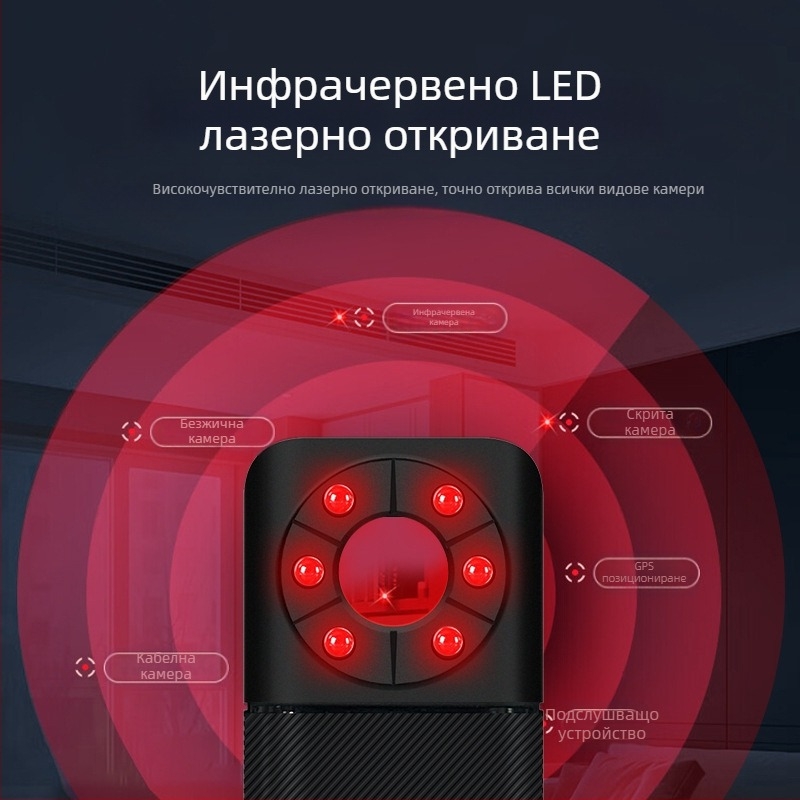 2023 нов T3 детектор за камера за намиране на GPS позициониране, наблюдение на хотел, анти-скрит детектор за сканиране на камера