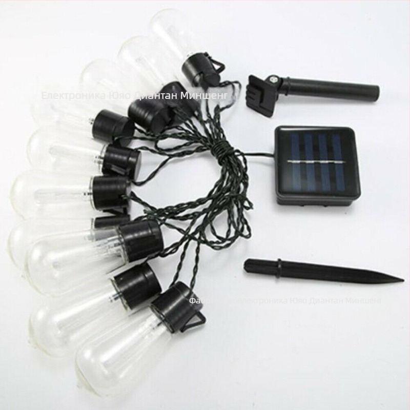 Гореща разпродажба на Amazon Соларна крушка с капка вода Светлинна верига за външен двор Трансгранична гореща разпродажба